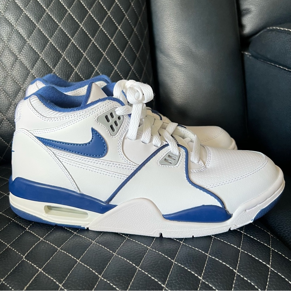 Nike air flight 89 youth royal blue basketball shoes‎ size 6.5